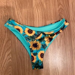 Sunflower cheeky bikini bottoms
